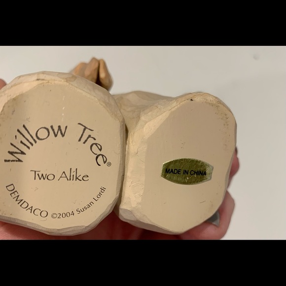 From the Willow Tree collection this is the “Two Alike” collection. Sz 5.5” - Picture 5 of 8